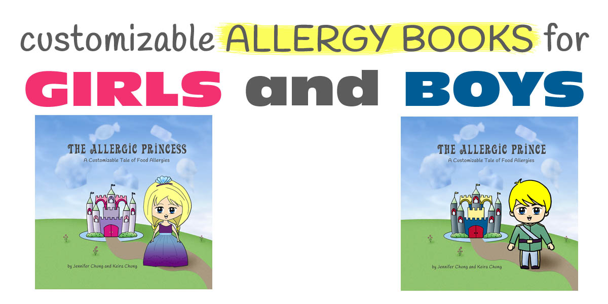 customizable allergy book kids