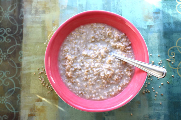 HOT STEEL CUT OATS OVERNIGHT, NO COOK ALLERGIC PRINCESS