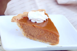 pumpkin pie dairy free nut free