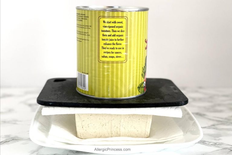 TOFU PRESS DIY HACK ALLERGIC PRINCESS