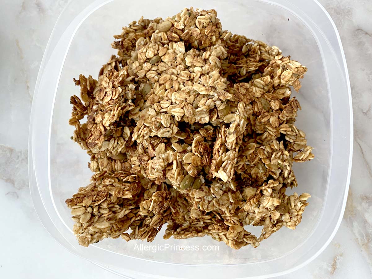 easy nut-free granola
